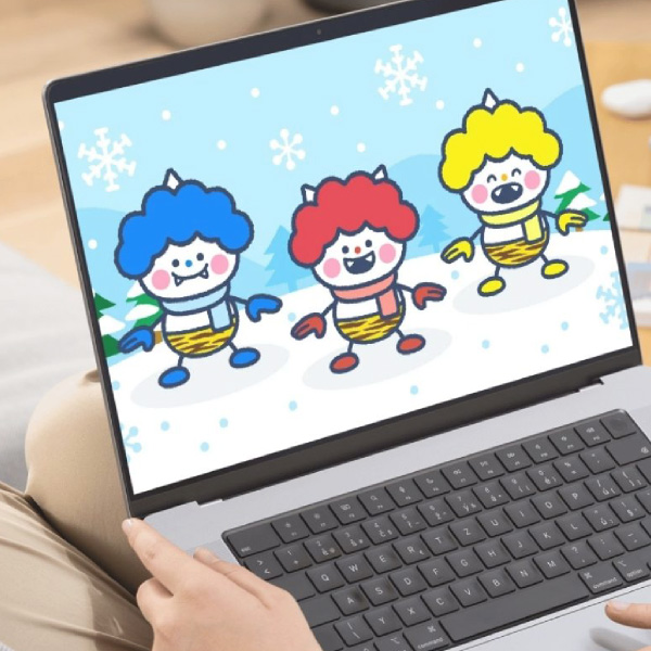 鬼のパンツ動画イラスト