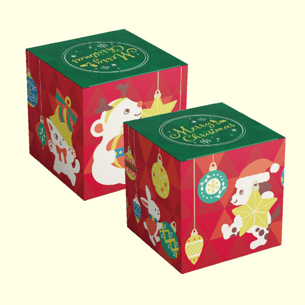 クリスマスパッケージモックアップ